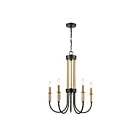 ELK Home 46345-5 Glendon 300W 5-Lumières Noir mat Lustre