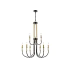 ELK Home 46346-9 Glendon 540W 9-Lumières Noir mat Lustre