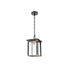 Suspendu d'extérieur ELK Home Vincentown 46723-1 100W 1 lumière noir mat