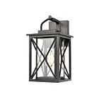 Applique murale extérieur ELK Home Carriage 46750-1 100W 1 lumière noir mat