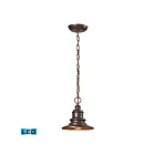 Suspendu d'extérieur LED ELK Home Marina 47011-1-LED 9.5W 1 lumière noisette bronze