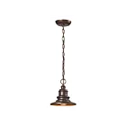 Suspendu d'extérieur ELK Home Marina 47011-1 60W 1 lumière noisette bronze