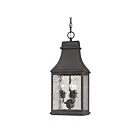 Suspendu d'extérieur ELK Home Forged Jefferson 47074-3 180W 3 lumières charbon