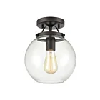 Plafoneir semi encastré ELK Home Bernice 47194-1 60W 1 lumière bronze huilé