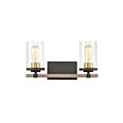 Lumière vanité ELK Home Geringer 47282-2 120W 2 lumières charbon