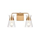 Lumière vanité ELK Home Brookville 47671-2 120W 2 lumières laiton bruni