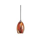 Suspendu multiple à LED ELK Home Mulinello Configurable 517-1M-LED 9.5W 1 lumière nickel satiné