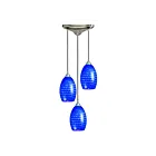 Suspendu multiple ELK Home Mulinello Configurable 517-3S 180W 3 lumières nickel satiné