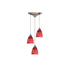 Suspendu multiple ELK Home Pierra Configurable 527-3CY 180W 3 lumières nickel satiné