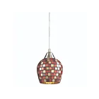 Suspendu multiple à LED ELK Home Fusion 528-1MLT-LED 9.5W 1 lumière nickel satiné