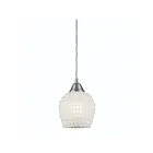 Suspendu multiple à LED ELK Home Fusion 528-1WHT-LED 9.5W 1 lumière nickel satiné