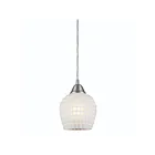 Suspendu multiple ELK Home Fusion 528-1WHT 60W 1 lumière nickel satiné