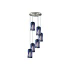 Suspendu multiple ELK Home Molten Configurable 544-6R-MO 600W 6 lumières nickel satiné