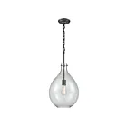Mini suspendus ELK Home Sunderland 56640-1 60W 1 lumière graphite argenté