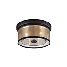 Plafonnier ELK Home Diffusion 57025-2 120W 2 lumières bronze huilé