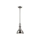 Mini suspendus ELK Home Rutherford 57050-1 60W 1 lumière nickel brossé