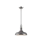 Suspendu ELK Home Rutherford 57081-1 100W 1 lumière nickel poli