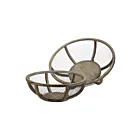 Bols en fil de fer Atlas - lot de 2 ELK Home 594018 naturel
