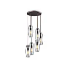 Suspendu ELK Home Menlow Park Configurable 60044-6R 360W 6 lumières bronze huilé