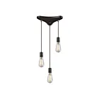 Suspendu ELK Home Menlow Park Configurable 60046-3 180W 3 lumières bronze huilé