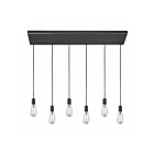 Suspendu ELK Home Menlow Park Configurable 60046-6RC 600W 6 lumières bronze huilé