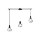 Suspendu ELK Home Menlow Park Configurable 60047-3L 300W 3 lumières bronze huilé