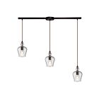 Suspendu ELK Home Menlow Park Configurable 60066-3L 180W 3 lumières bronze huilé