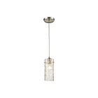 Mini suspendus ELK Home Roubaix 60225-1 60W 1 lumière nickel satiné