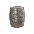 Tabouret d'appoint Corwell ELK Home 609886 nickel antique