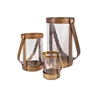 Porte bougie Tonal - lot de 3 ELK Home 621413 laiton antique