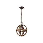 Mini suspendus ELK Home Natural Rope 63063-1 100W 1 lumière bronze huilé