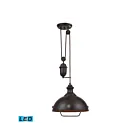 Suspendu LED ELK Home Farmhouse 65071-1-LED 9.5W 1 lumière bronze huilé