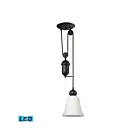 LED Mini Suspendu ELK Home Farmhouse 65090-1-LED 9.5W 1 lumière bronze huilé