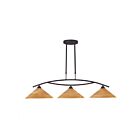 Chandelier LED linéaire ELK Home Elysburg 6552-3-LED 28.5W 3 lumières bronze vieilli