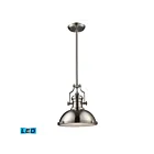 Suspendu LED ELK Home Chadwick 66124-1-LED 9.5W 1 lumière nickel satiné
