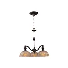 ELK Home 66196-3 Norwich 180W 3-Lumières Bronze huilé Lustre