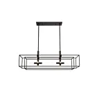Chandelier linéaire ELK Home Kinsley 66286-8 480W 8 lumières bronze huilé