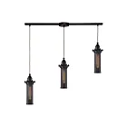 Suspendu multiple ELK Home Fulton Configurable 66325-3L 180W 3 lumières bronze huilé