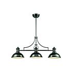 Chandelier linéaire ELK Home Chadwick 66605-3 300W 3 lumières nickel noir