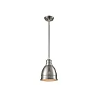 Mini suspendus ELK Home Carolton 66850-1 100W 1 lumière nickel brossé