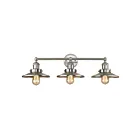 Lumière vanité ELK Home English Pub 67172-3 180W 3 lumières nickel satiné