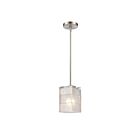 Mini suspendus ELK Home Ice Blocks 67865-1 60W 1 lumière nickel satiné