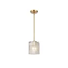 Mini suspendus ELK Home Ice Blocks 67866-1 60W 1 lumière laiton satiné