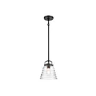Suspendu ELK Home Current 67875-1 60W 1 lumière noir mat