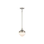 Mini suspendus ELK Home Mid-Century Schoolhouse 69284-1 60W 1 lumière nickel satiné