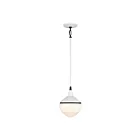Mini suspendus ELK Home Mid-Century Schoolhouse 69294-1 60W 1 lumière émail blanc