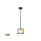 LED Mini Suspendu ELK Home Mirage 70224-1-LED 9.5W 1 lumière bronze tiffany