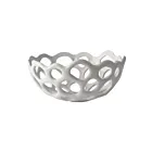 Bol en porcelaine perforé ELK Home 724020 blanc