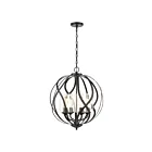 ELK Home 75095-4 Daisy 240W 4-Lumières Bronze de minuit Lustre
