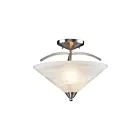 Plafoneir semi encastré ELK Home Elysburg 7633-2 120W 2 lumières nickel satiné